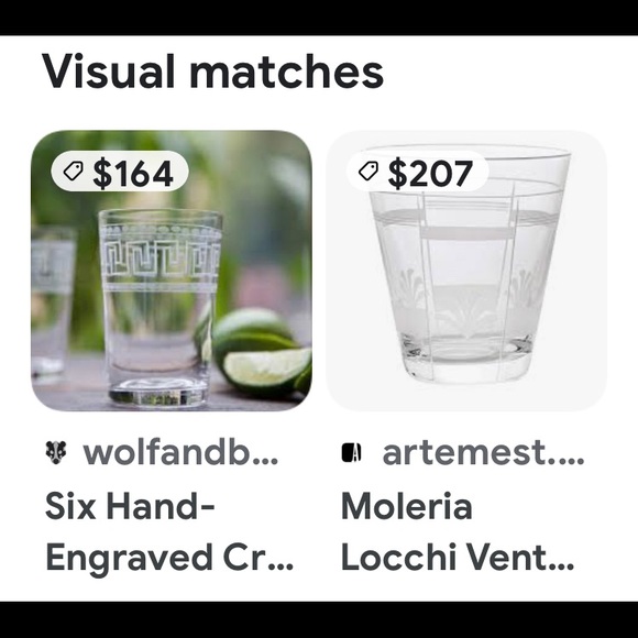 Mid century glass ice bucket/4 highball drinking glasses - Picture 11 of 14